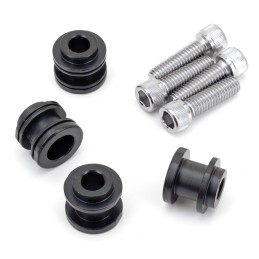 Kit de fixation de sissy-bar et porte-bagage noir OEM 25300379 086500 Sissy Bars et kits de fixation