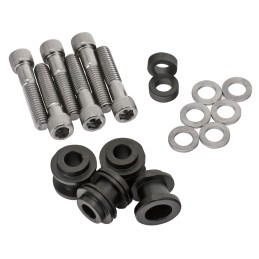 Kit de fixation de sissy-bar et porte-bagage noir OEM 52300377 086501 Sissy Bars et kits de fixation