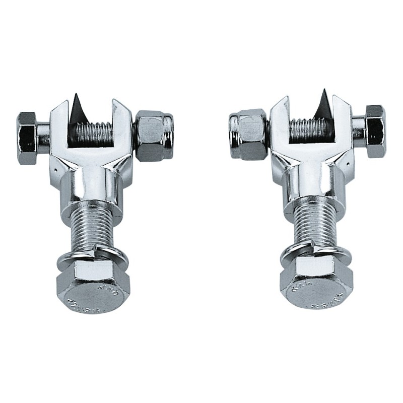 Kit de montage pour repose pieds passager chromé 346179 Supports de Repose-Pieds