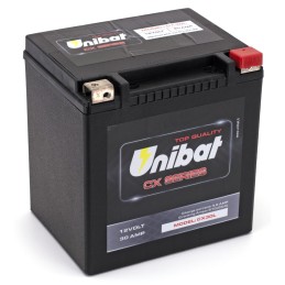 Batterie Unibat AGM CX30L 510CCA 30AH OEM 66010-97B 776038 Batteries Unibat