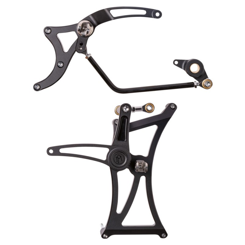 Commandes centrales Performance Machine Black OPS 758099 Pièces pour Harley-Davidson