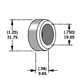 Entretoise pour axe de roue OEM 43358-83A 233517 Roulements de Roue