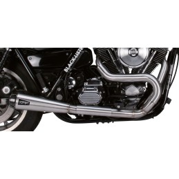 Pot d’échappement Two Brothers Racing 2 en 1 Finition brute avec sortie carbone 753122 Ligne pour FXR