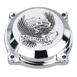 Couvercle chromé Eagle Spirit de carburateur Keihin CV 40 Harley-Davidson OEM 27040-88, 27261-96 301858 Pièces pour carburate...