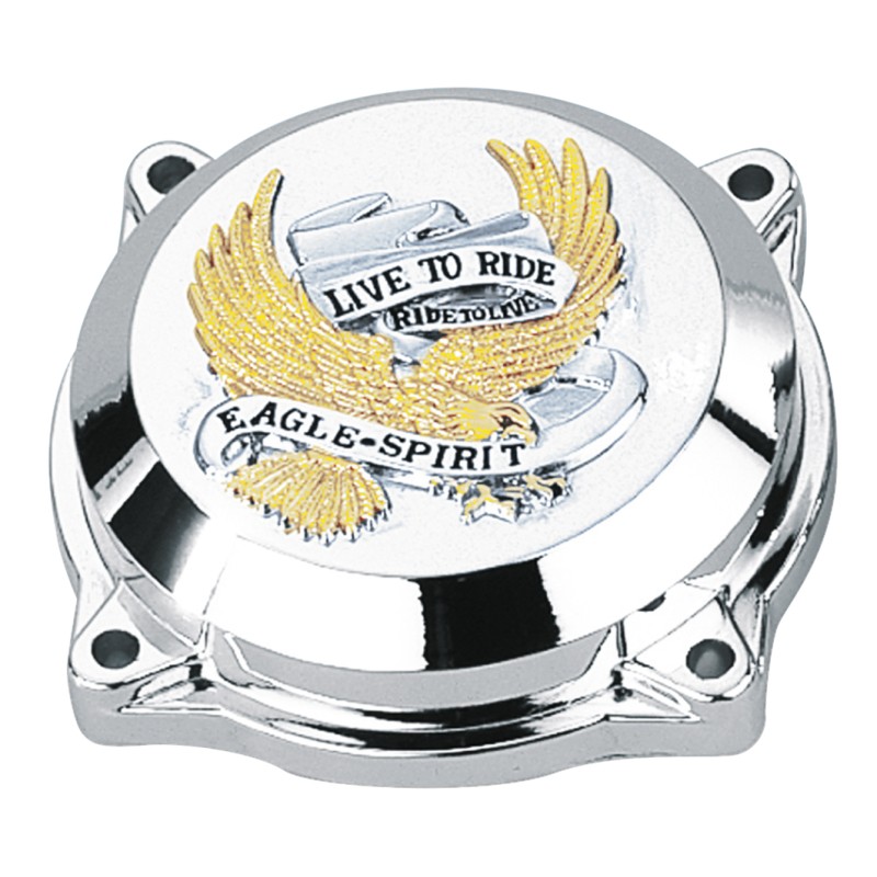 Couvercle chrome et or Eagle Spirit de carburateur Keihin CV 40 Harley-Davidson OEM 27040-88, 27261-96 301859 Pièces pour car...