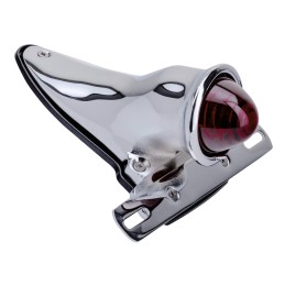 Feu arrière style Crocker chromé 789406 Feux arrière Custom