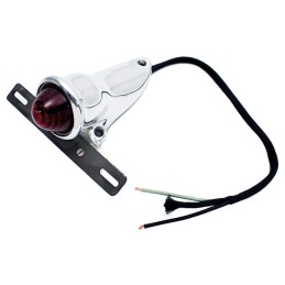 Feu arrière style Crocker poli 789407 Feux arrière Custom