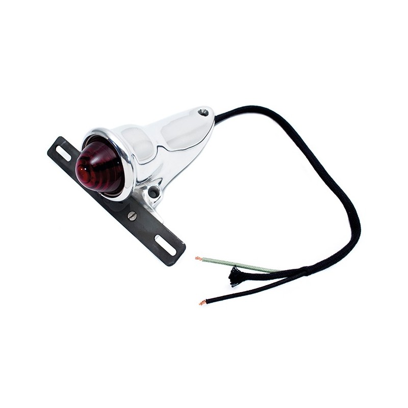 Feu arrière style Crocker poli 789407 Feux arrière Custom