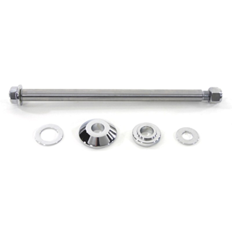 Axe de roue avant complet chromé OEM 41116-97 782643 Pièces pour Harley-Davidson