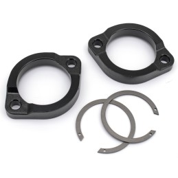 Brides inox noires de montage d'échappement et circlips OEM 65184-02 027586 Accessoires d'échappement