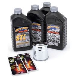 Kit vidange moteur, boite et primaire Platinum Spectro USA avec bougies et filtre chromé 780680 Kits Vidanges Spectro USA