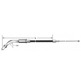 Cable de gaz retour 40" (102 cm) 116115 Cables de gaz et embrayage