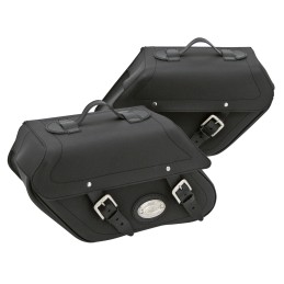 Kit de sacoches K-DRIVE/LONGRIDE "CLICK & LOCK" noires Iparex à détachage rapide 745200 Sacoches pour Sportster