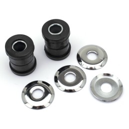Kit de silent blocs de guidon avec rondelles chromées OEM 56153-73 358267 Silent bloc de guidons