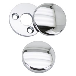 Cache antivol de direction chromé pour FLHR Road King OEM 71310-94 370011 Pièces pour Harley-Davidson