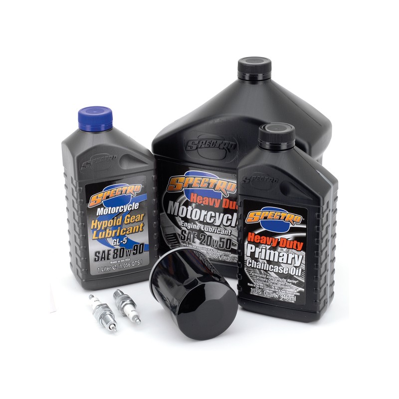 Kit vidange moteur, boite et primaire Spectro USA avec bougies et filtre noir Z740667 Kits Vidanges Spectro USA