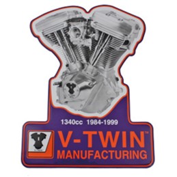Plaque métal avec moteur 1340 Evolution Big Twin 789738 Plaques métal avec moteurs Harley-Davidson