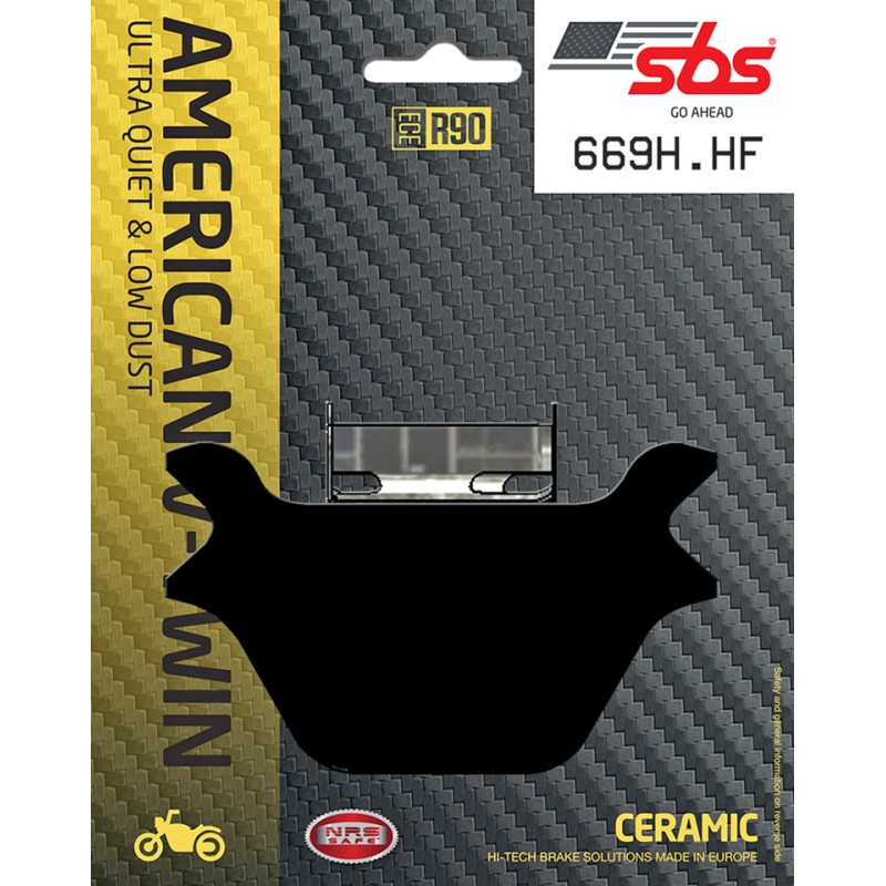 Plaquettes de frein arrière SBS Céramique OEM 44209-87 231276 Plaquettes de frein arrière pour étrier d'origine