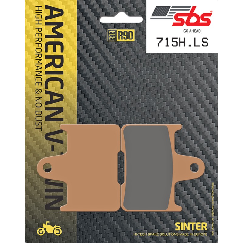 Plaquettes de frein arrière SBS Excel Sinter Street OEM 41300053 236414 Plaquettes de frein arrière pour étrier d'origine