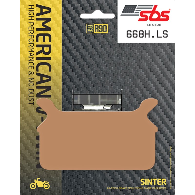 Plaquettes de frein arrière SBS Excel Sinter Street OEM 43957-86C 236076 Plaquettes de frein arrière pour étrier d'origine