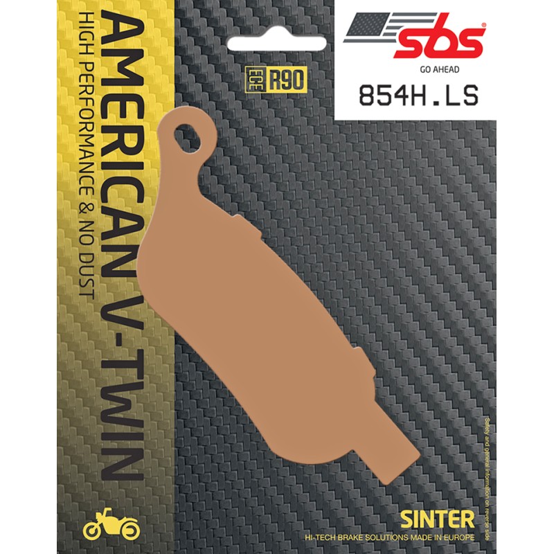 Plaquettes de frein arrière SBS Excel Sinter Street OEM 42298-08 711652 Plaquettes de frein arrière pour étrier d'origine