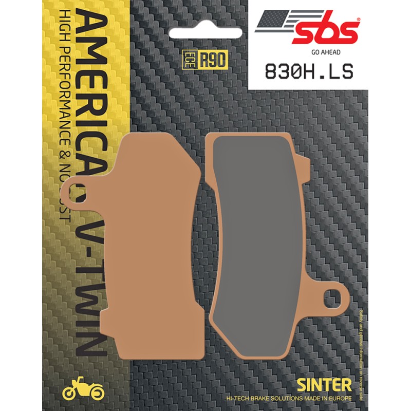 Plaquettes de frein arrière SBS Excel Sinter Street OEM 42850-06 231664 Plaquettes de frein arrière pour étrier d'origine