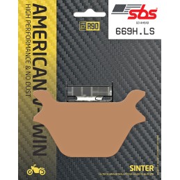 Plaquettes de frein arrière SBS Excel Sinter Street OEM 44209-87 236077 Plaquettes de frein arrière pour étrier d'origine