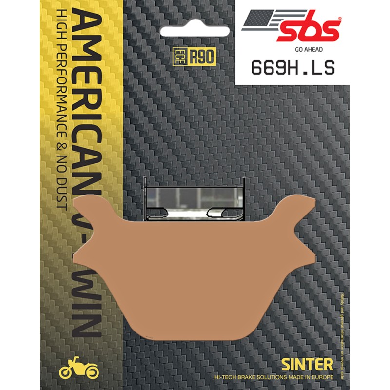 Plaquettes de frein arrière SBS Excel Sinter Street OEM 44209-87 236077 Plaquettes de frein arrière pour étrier d'origine