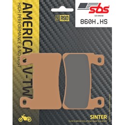 Plaquettes de frein avant SBS Excel Sinter Street OEM 42739-08 231875 Plaquettes de frein avant pour étrier d'origine