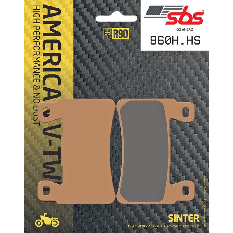 Plaquettes de frein avant SBS Excel Sinter Street OEM 42739-08 231875 Plaquettes de frein avant pour étrier d'origine
