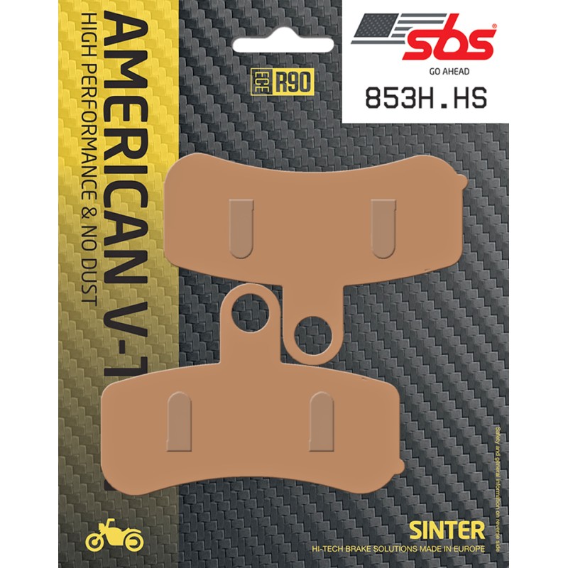 Plaquettes de frein avant SBS Excel Sinter Street OEM 44082-08 711651 Plaquettes de frein avant pour étrier d'origine