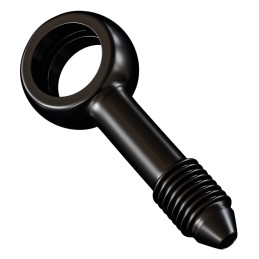 Raccord de frein banjo AN-3 noir 3/8 (10 mm) droit 741675 Raccords de frein