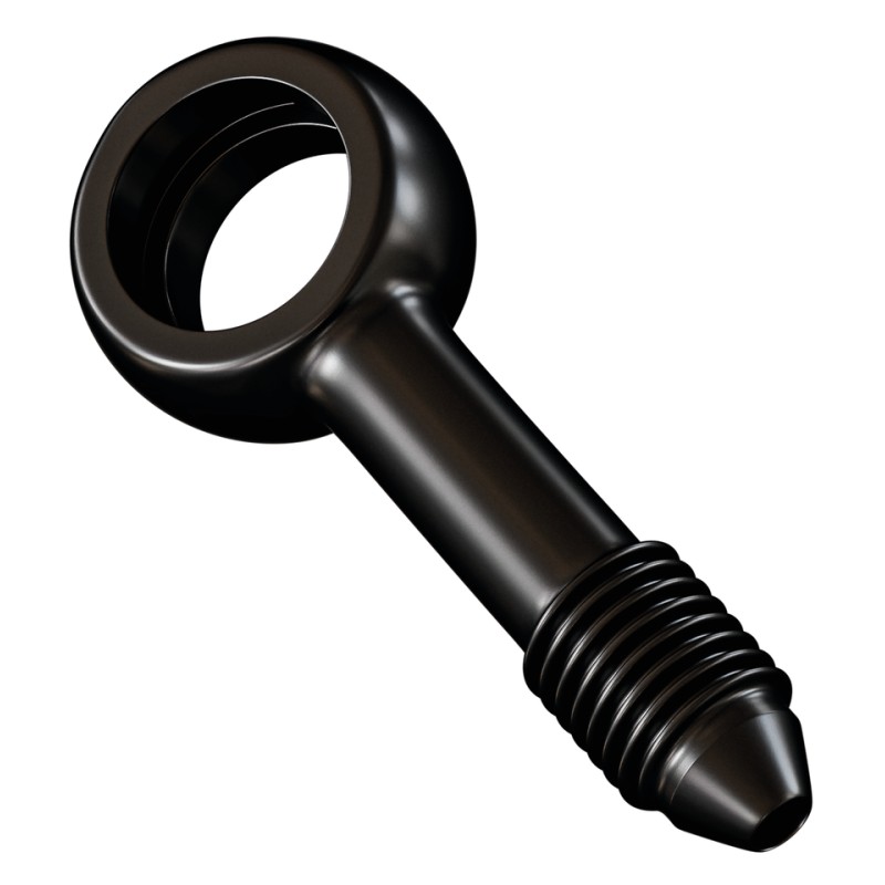 Raccord de frein banjo AN-3 noir 3/8 (10 mm) droit 741675 Raccords de frein