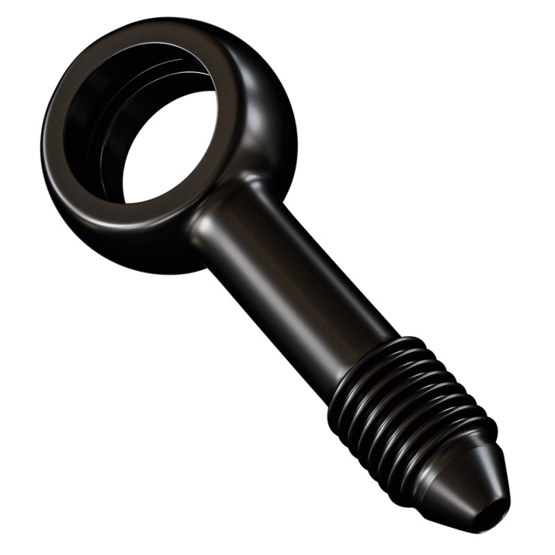Raccord de frein banjo AN-3 noir 7/16 (11 mm) droit 741673 Raccords de frein