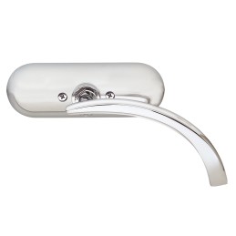 Rétroviseur Arlen Ness Mini Oval chromé côté droit pour Harley-Davidson A13407 Rétroviseurs Arlen Ness