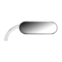 Rétroviseur Arlen Ness Mini Oval chromé côté droit pour Harley-Davidson A13407 Rétroviseurs Arlen Ness
