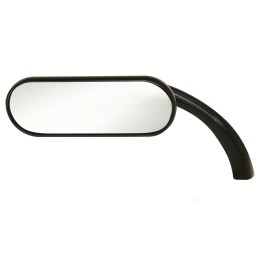 Rétroviseur Arlen Ness Mini Oval noir côté gauche A13412 Rétroviseurs Arlen Ness