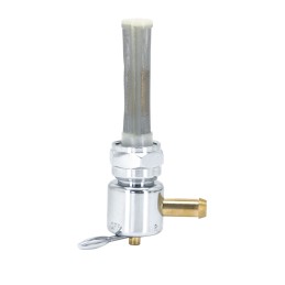 Robinet haut débit chromé 22 mm sortie à droite 022601 Robinets d'essence