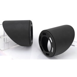 Sorties pour pots MCJ réglables homologués Royal 80 Slash Cut, noires 749933 Sorties MCJ