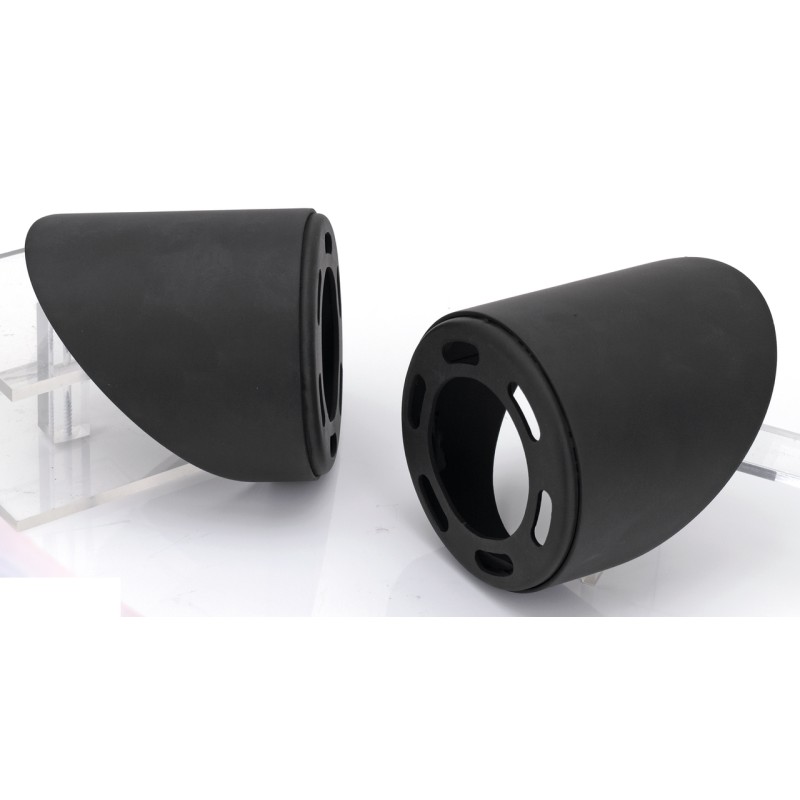 Sorties pour pots MCJ réglables homologués Royal 80 Slash Cut, noires 749933 Sorties MCJ