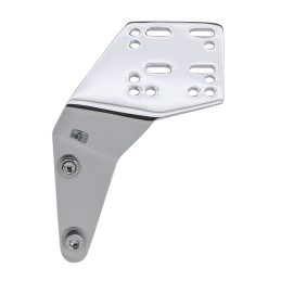 Support chromé pour téléphone, GPS, fixé au guidon 163057 Guidons