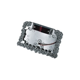 Support de plaque SKULL MANIAC avec feu LED 160705 Supports feux arrière et plaque