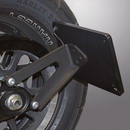 Support pour montage de plaque latérale pour Harley-Davidson Softail M8 FXFB & FXFBS Fat Bob 2018-2026 759978 Supports feux a...