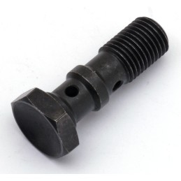 Vis double banjo noire 3/8 UNF 237403 Raccords de frein