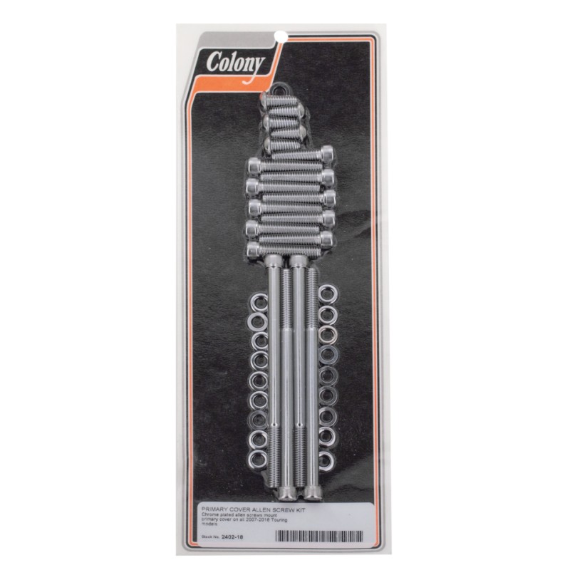 Visserie BTR allen chromée de carter primaire 743469 Carters Primaires, trappes de visite, caches