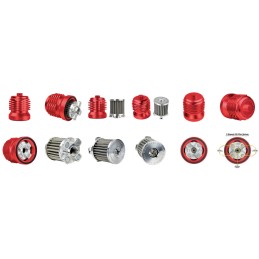 Filtre à huile magnetique rouge par Performance Figurati Designs 753449 Filtre a huile magnetique par Performance Figurati De...