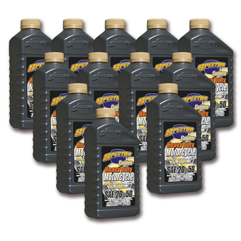 Huile semi-synthetique golden sae 20w50 de spectro 235202 Huile Spectro USA