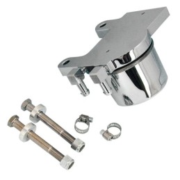 Kit filtre a huile chromé pour big twin boite 4 et evolution softail 758816 Kit filtre a huile chrome pour big twin boite 4 e...