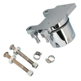 Kit filtre a huile chromé pour big twin boite 4 et evolution softail 120019 Kit filtre a huile chrome pour big twin boite 4 e...
