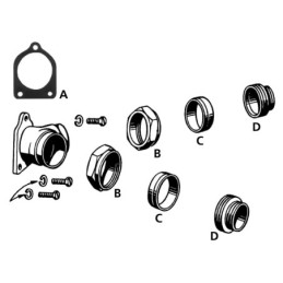 Pieces de pipe d'admission pour 45 ci et anciens lateral 234557